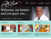 Tablet Screenshot of chefbusterambrosia.com